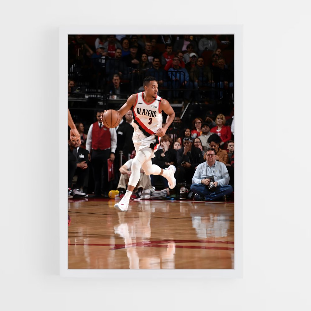 Poster Fast Break McCollum – affiche Basketball (vue 3)